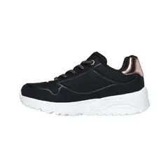 SKECHERS - Zapatillas Joven Uno Lite Negras/Blancas