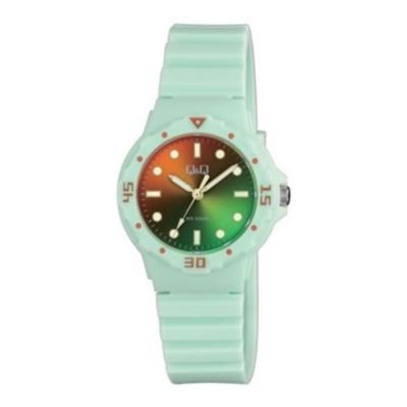 Q&Q - Reloj Vr19j022y Mujer Analogo Resina - Blanco
