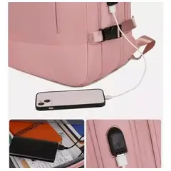 MUNDO MAGIA - Mochila Expandible Viaje Multiuso Impermeable Cabina Avion