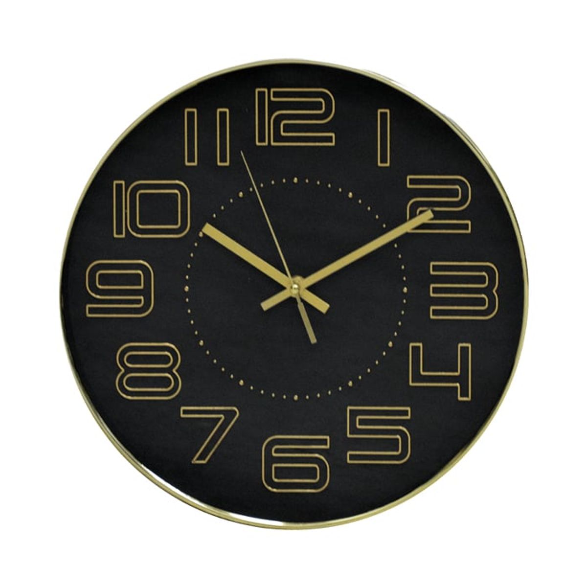 GENERICO - Reloj Termómetro Black 30 cm.