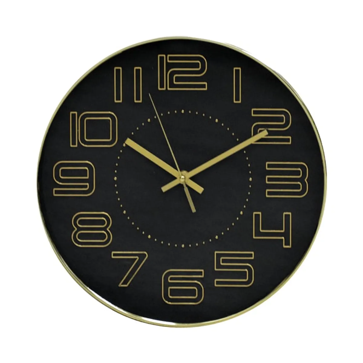 GENERICO - Reloj Termómetro Black 30 cm.