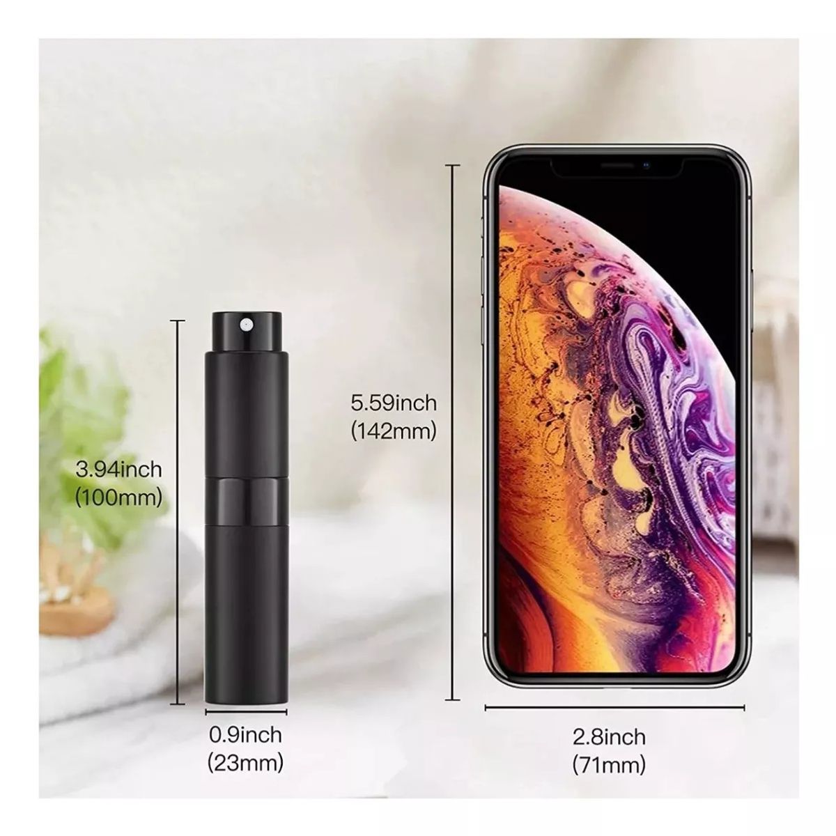 MUNDO MAGIA - 5pcs 8ml  Atomizador Recargable,mini Botella De Spray