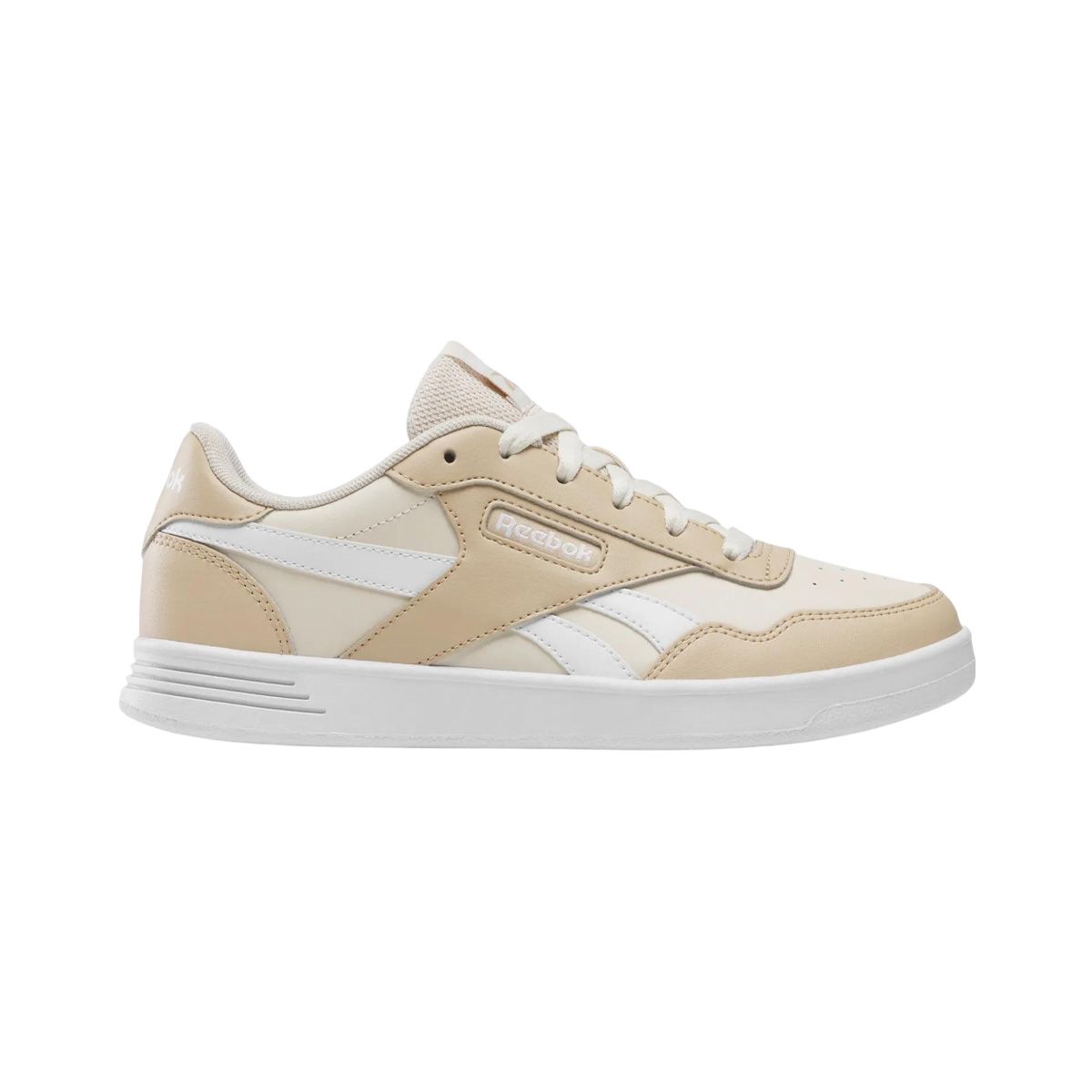 REEBOK - Zapatillas Urbanas Mujer Court Advance Reebok Beige/Blancas
