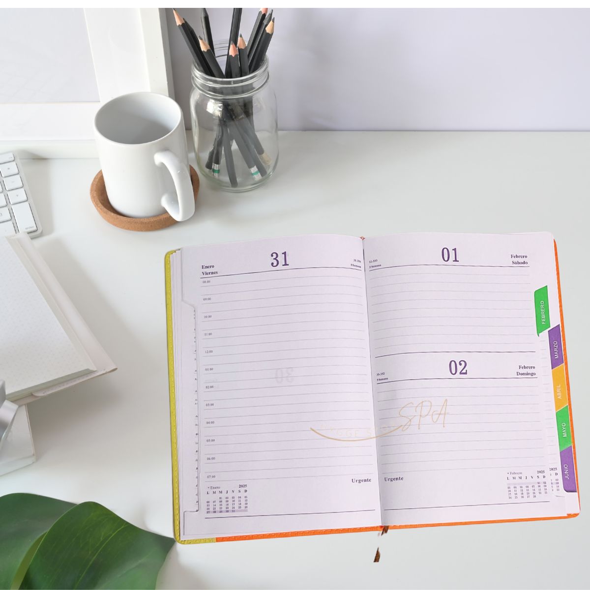 GENERICO - Agenda Libreta A5 2025 Con Calculadora