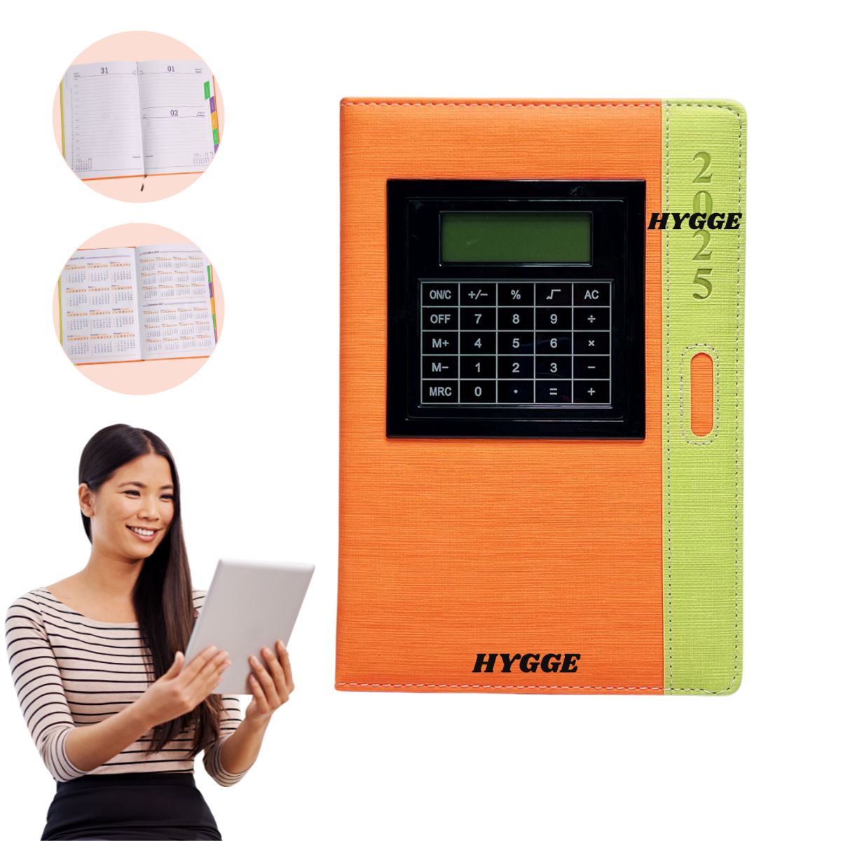 GENERICO - Agenda Libreta A5 2025 Con Calculadora