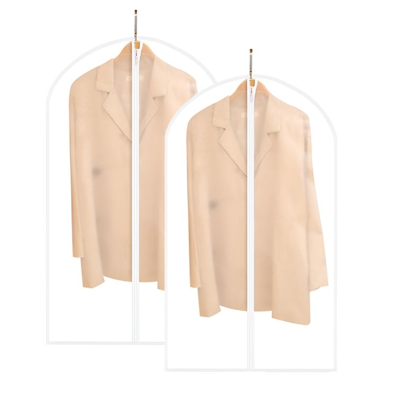 GENERICO - X2 Funda Traje Transparente Organizador Cubre Traje Colgador