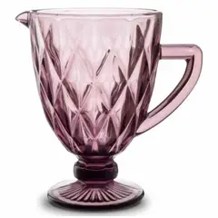 ALLEGRA - Jarra 1200ml de vidrio Diamond Purple
