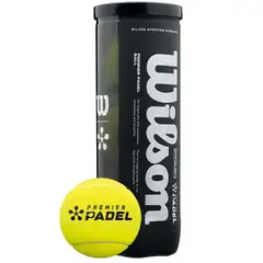 WILSON - Pelotas Padel Pack 3 Unid Premier Uso Profesional