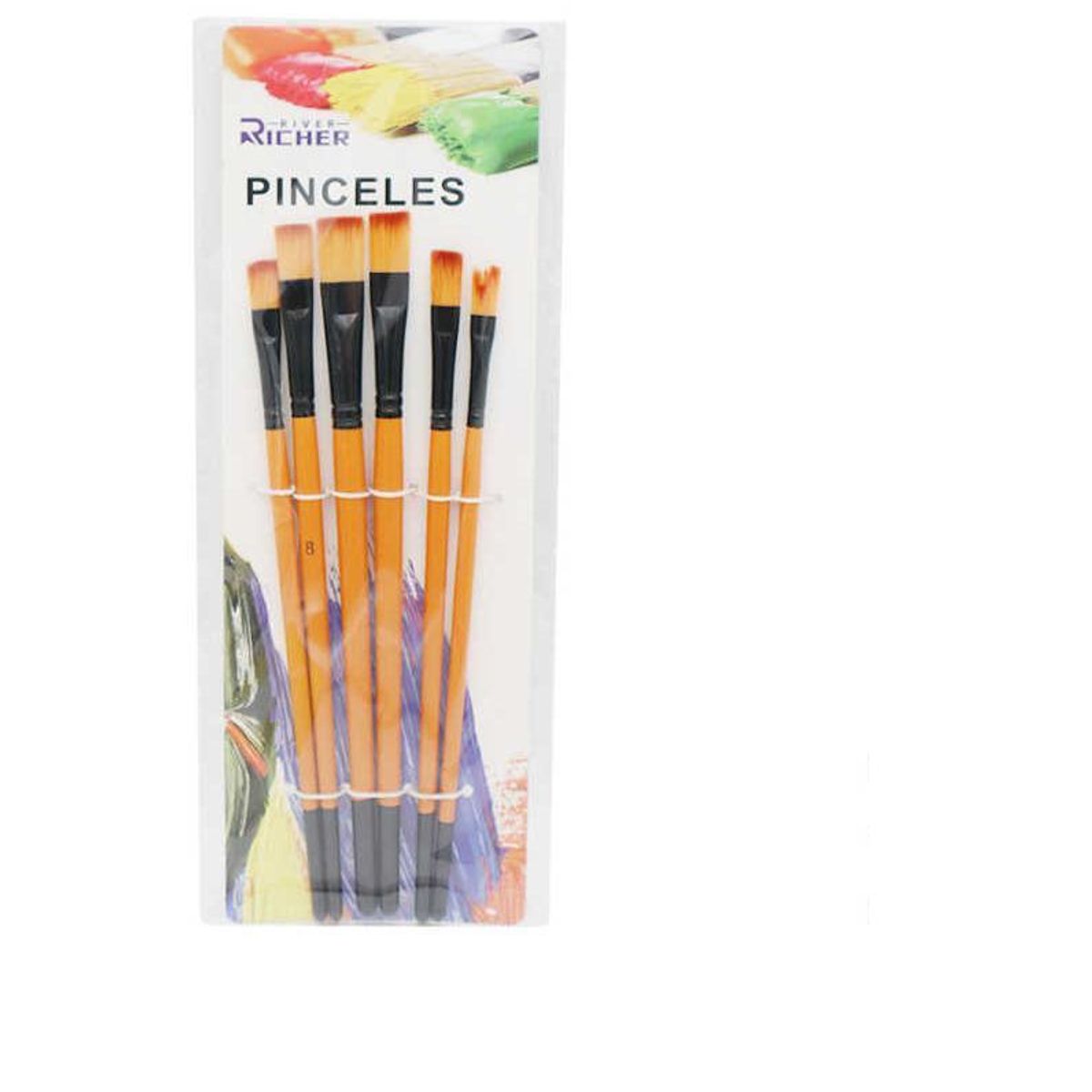 GENERICO - Set de Pinceles 6 pcs