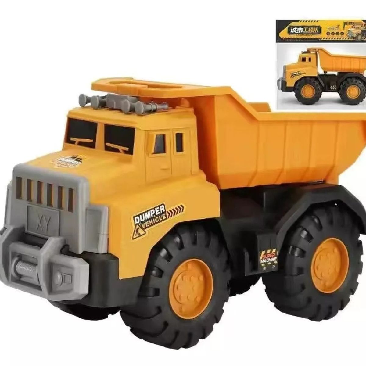 MUNDO MAGIA - Camion Minero Tolva Gigante Juguete Niños Juguete Goliat