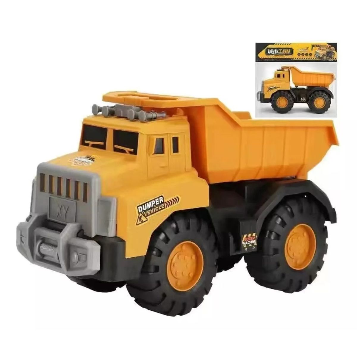 MUNDO MAGIA - Camion Minero Tolva Gigante Juguete Niños Juguete Goliat