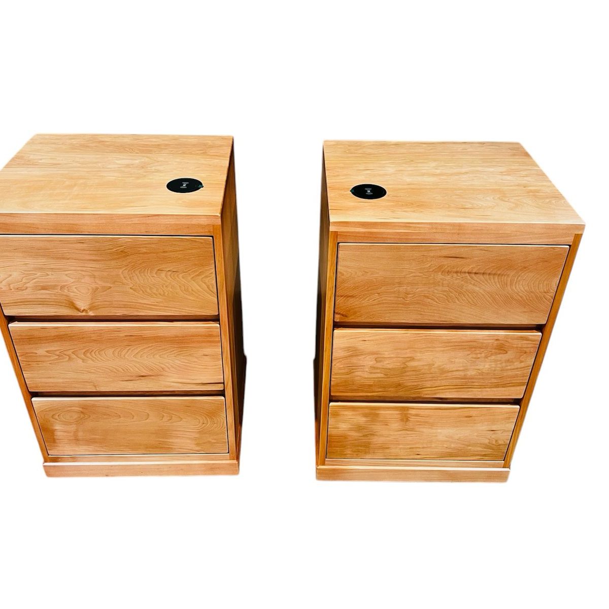 GENERICO - Velador Charg3r con cajones y cargador inalámbrico