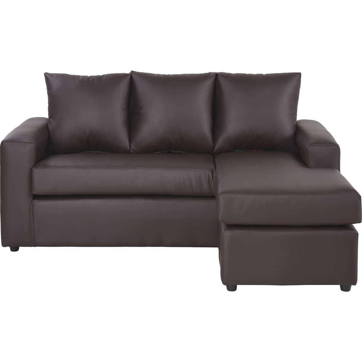 BODEVIR - Sofa Bi-L 3C PU 30 Chocolate