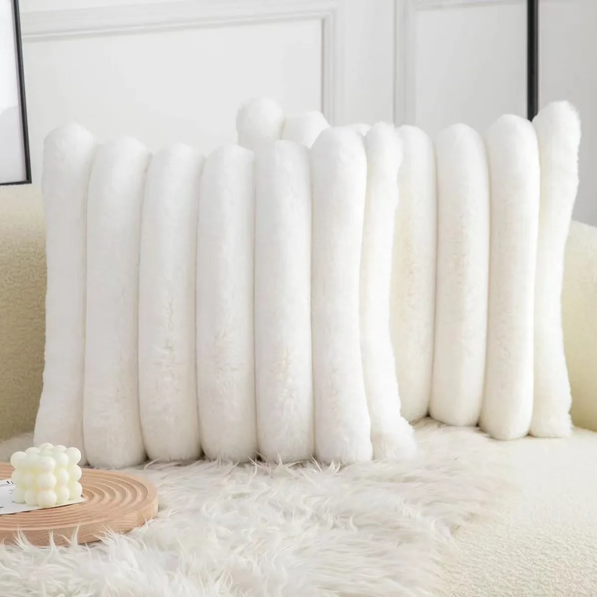 GENERICO - funda de cojin pack 2 unidades decorativa