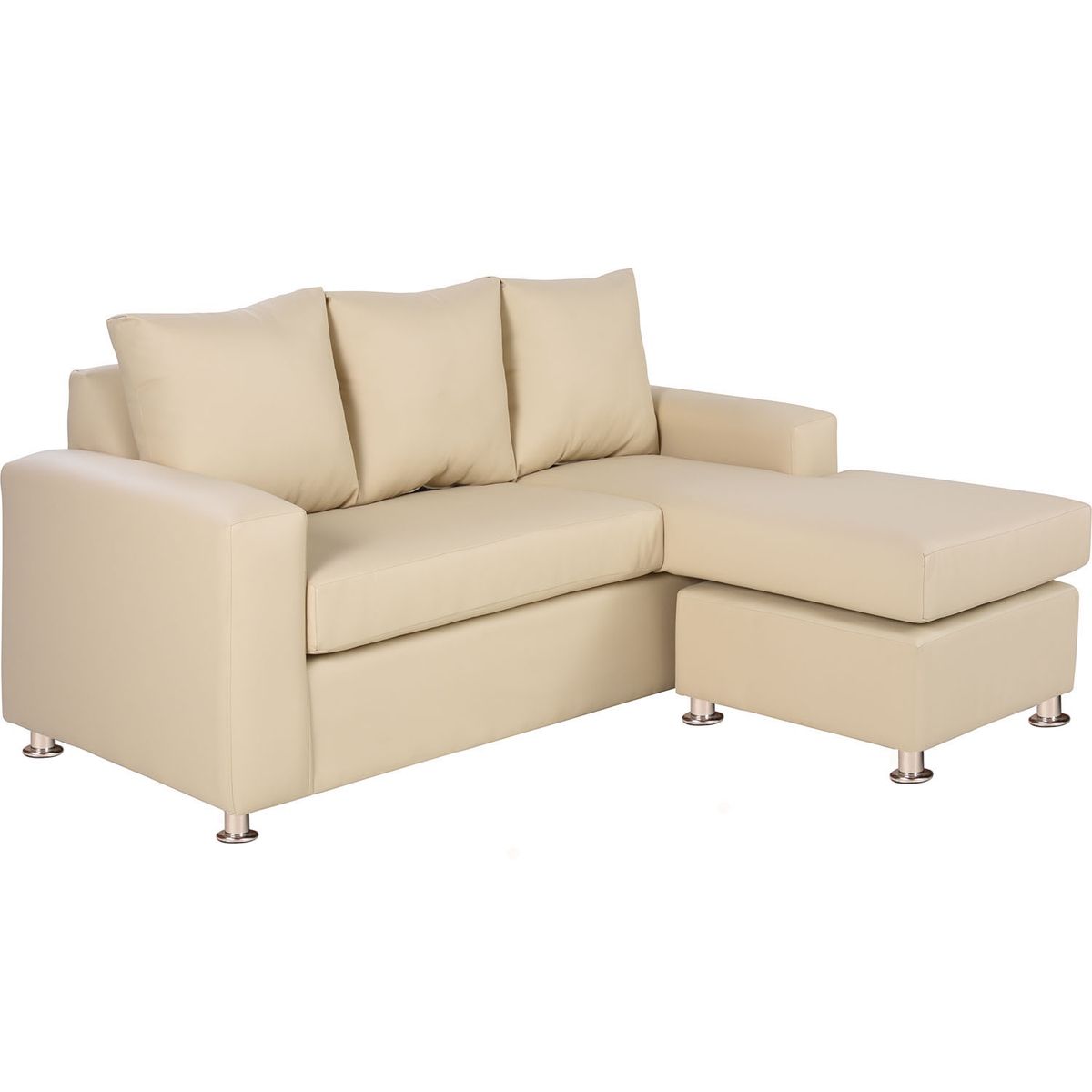BODEVIR - Sofa Bi-L 3C PU 12 Beige