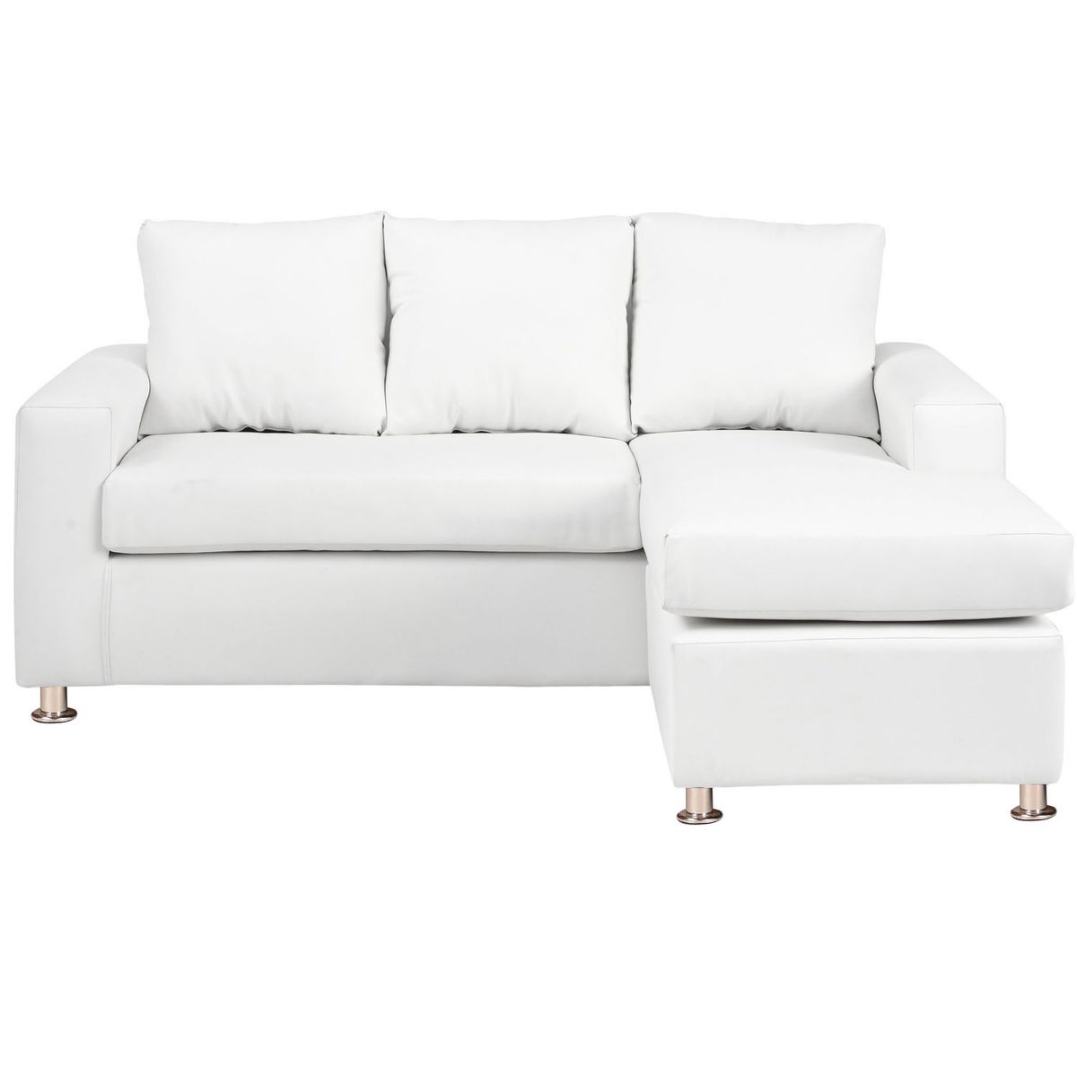 BODEVIR - Sofa Bi-L 3C PU 12 Blanco