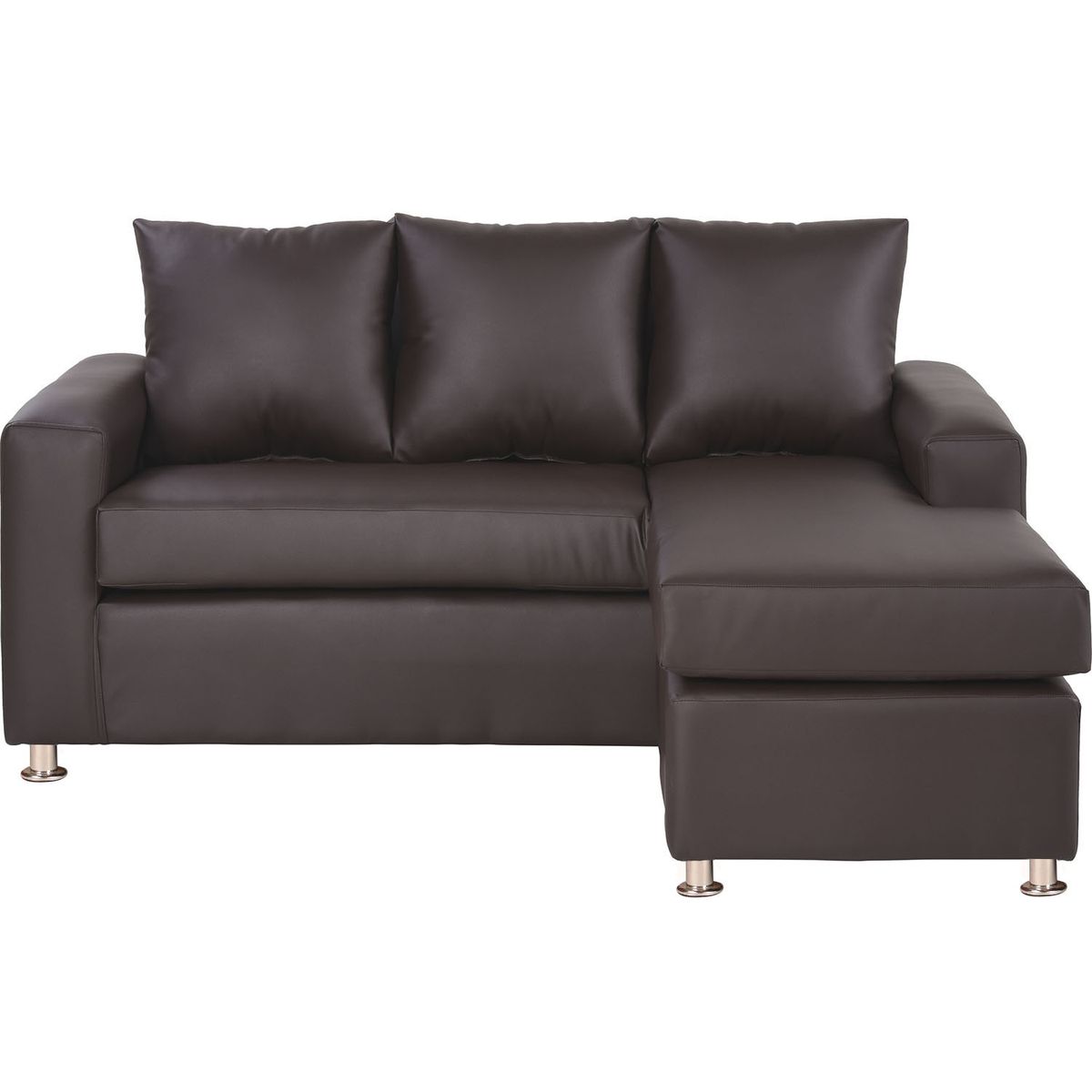 BODEVIR - Sofa Bi-L 3C PU 12 Chocolate