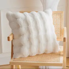 GENERICO - Funda de cojin pack 2 unidades decorativa plush