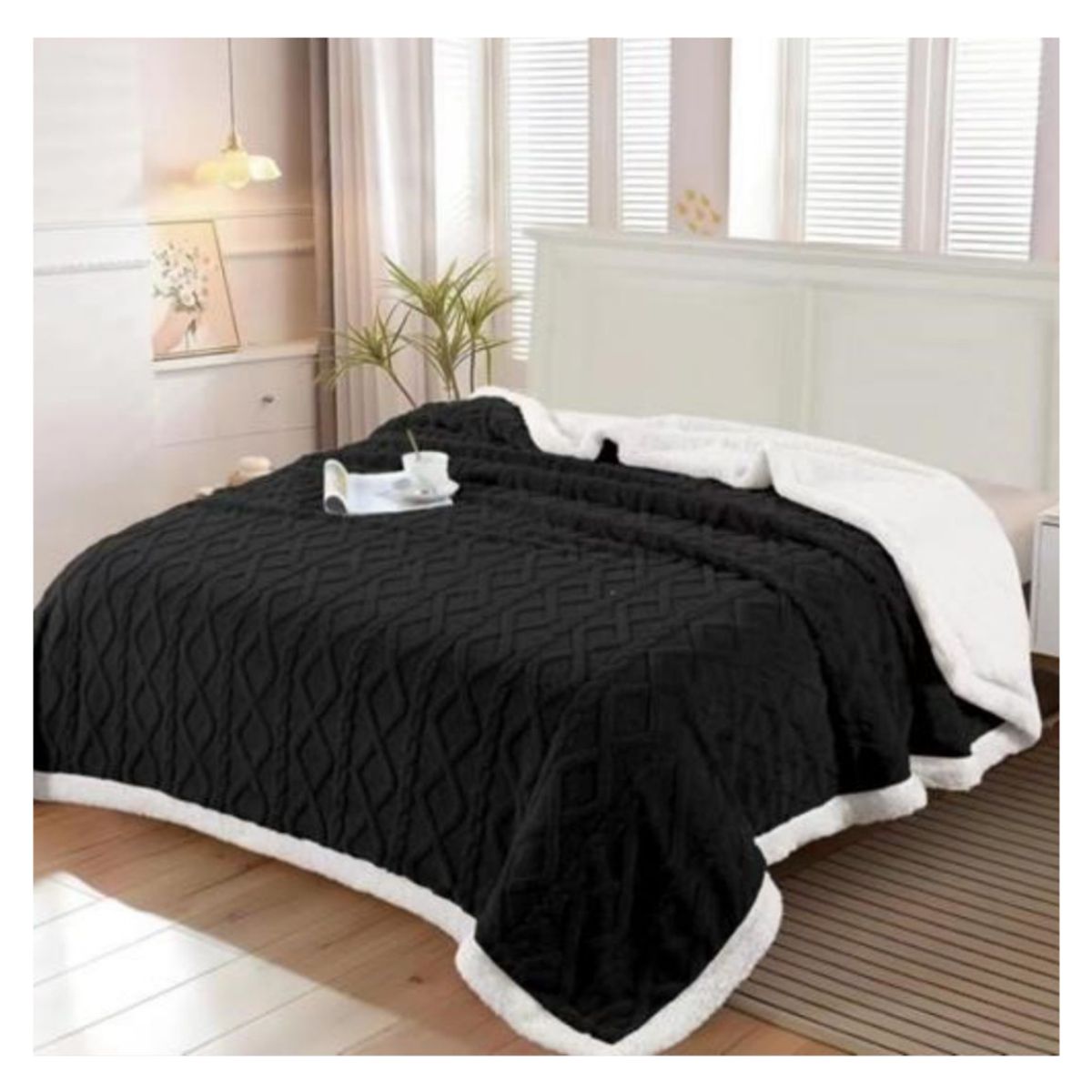 GENERICO - Frazada Polar Chiporro King Texturizada 230x210cm