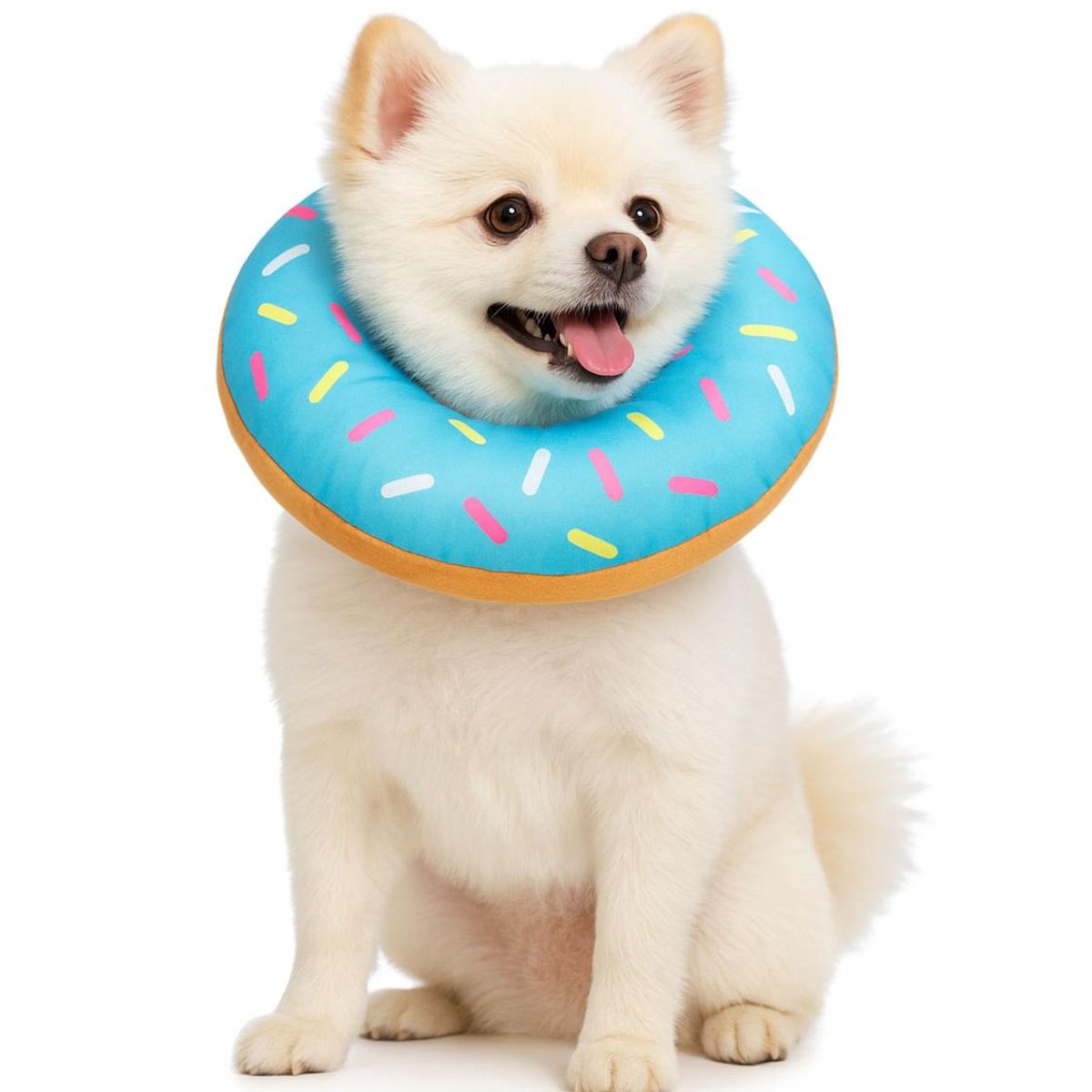 GENERICO - Collar Dona Para Mascotas Anti-lamido - Celeste - XS