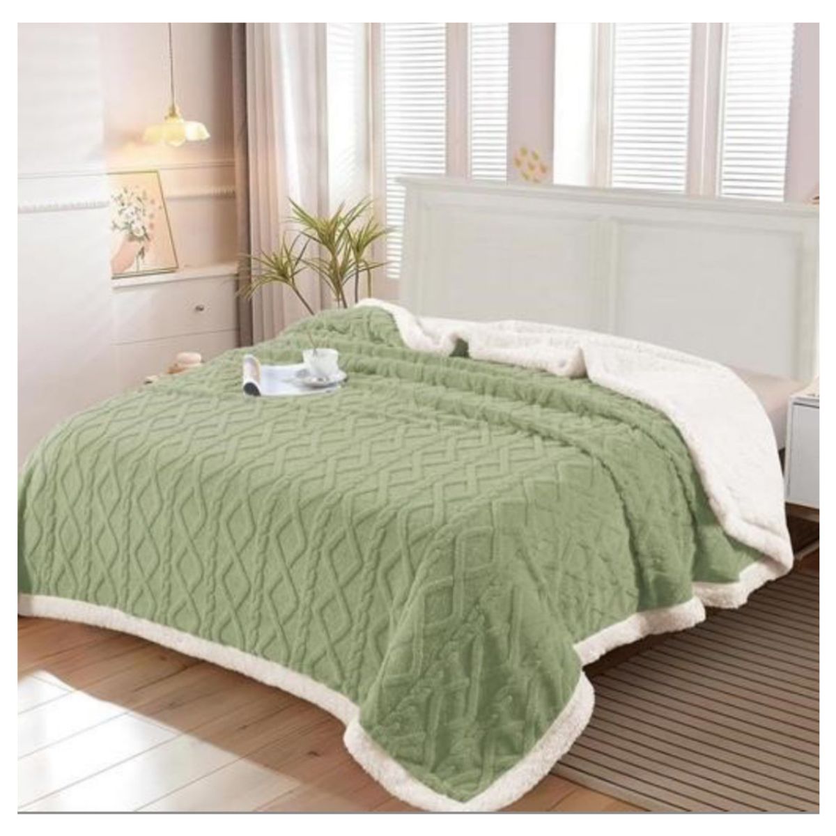 GENERICO - Frazada Polar Chiporro King Texturizada 230x210cm