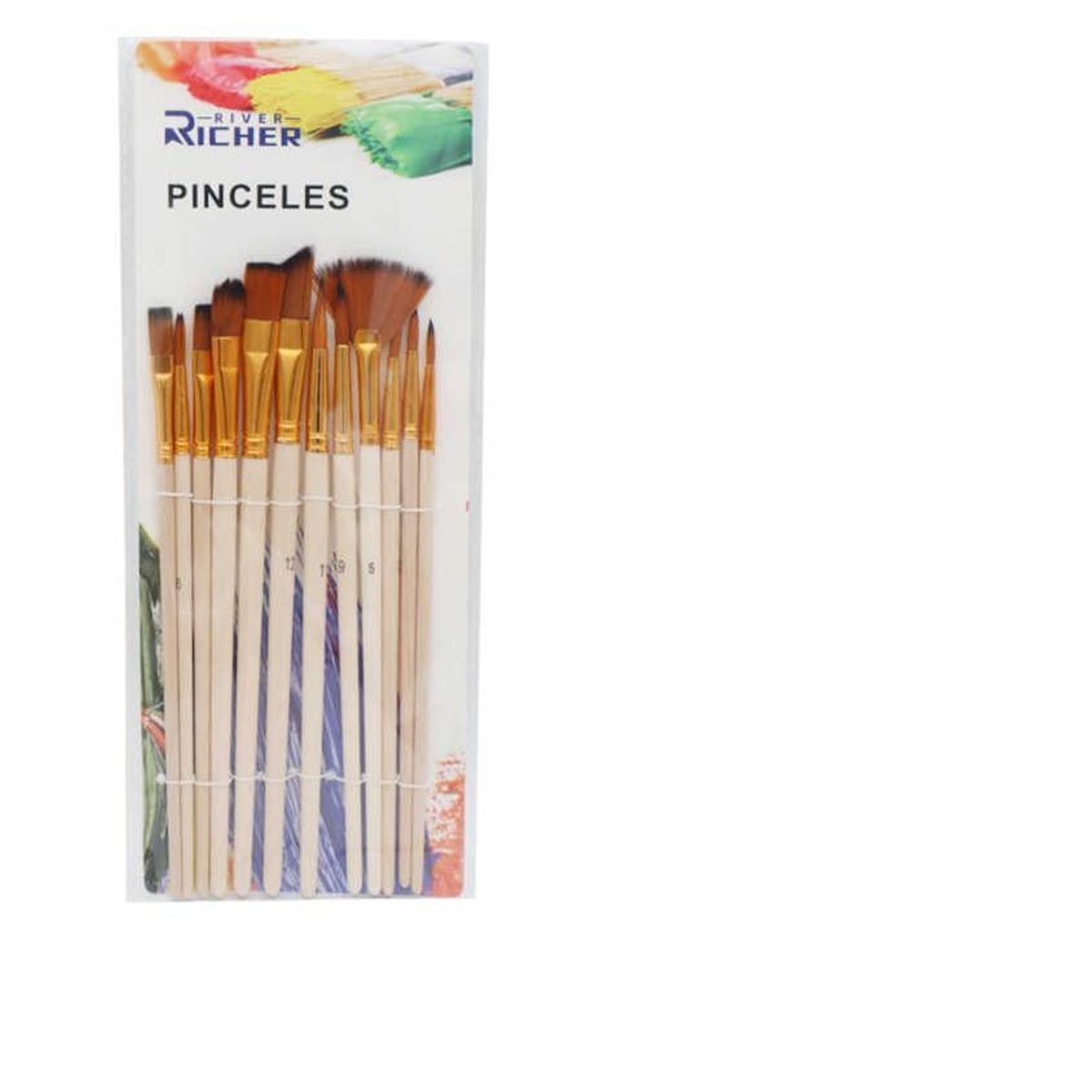 GENERICO - Set de Pinceles 12 pcs