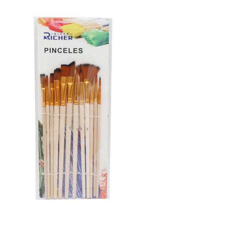 GENERICO - Set de Pinceles 12 pcs