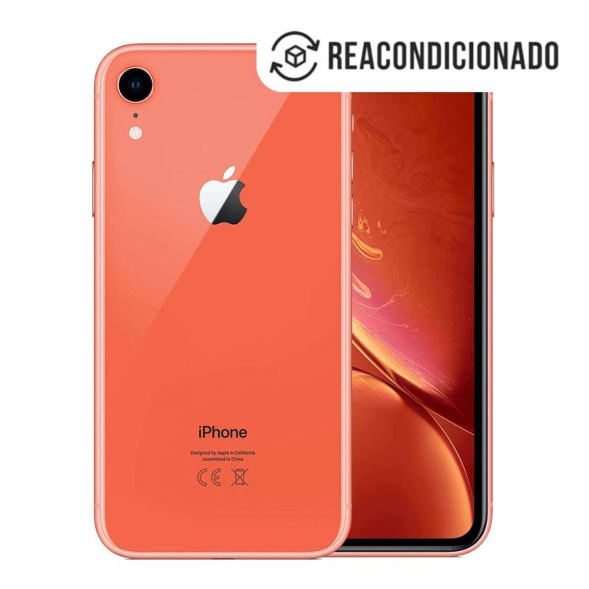 APPLE - iPhone XR 128 GB - Coral - Reacondicionado