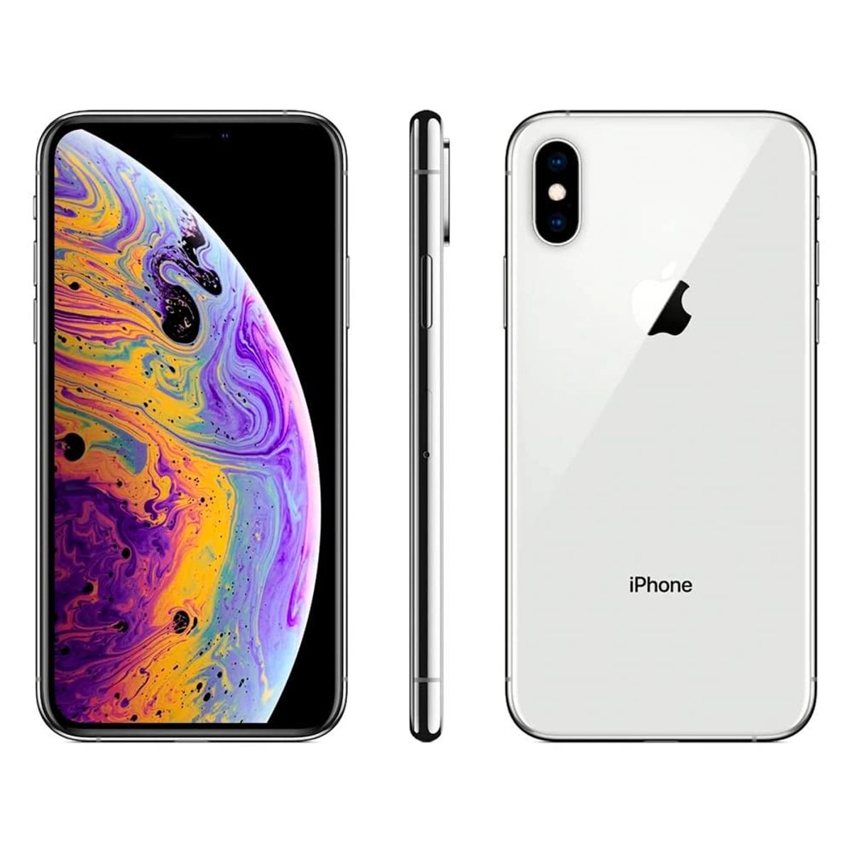 APPLE - Iphone XS MAX- 64 GB - Silver - Reacondicionado