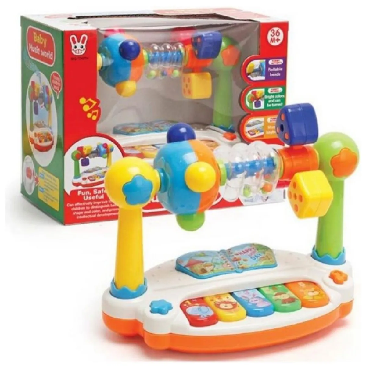GENERICO - Piano Arco Con Sonido Musical Didáctico Para Bebés