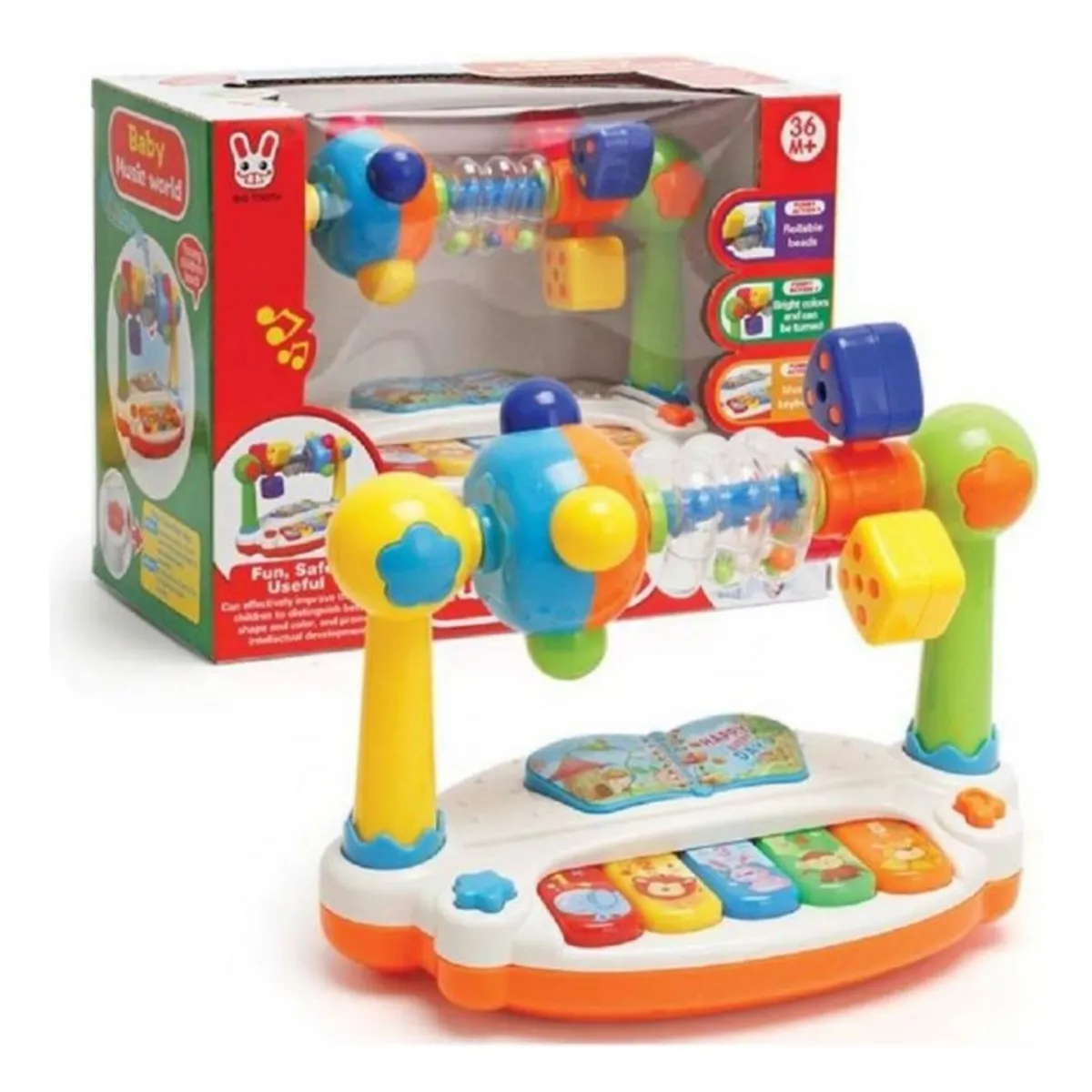 GENERICO - Piano Arco Con Sonido Musical Didáctico Para Bebés