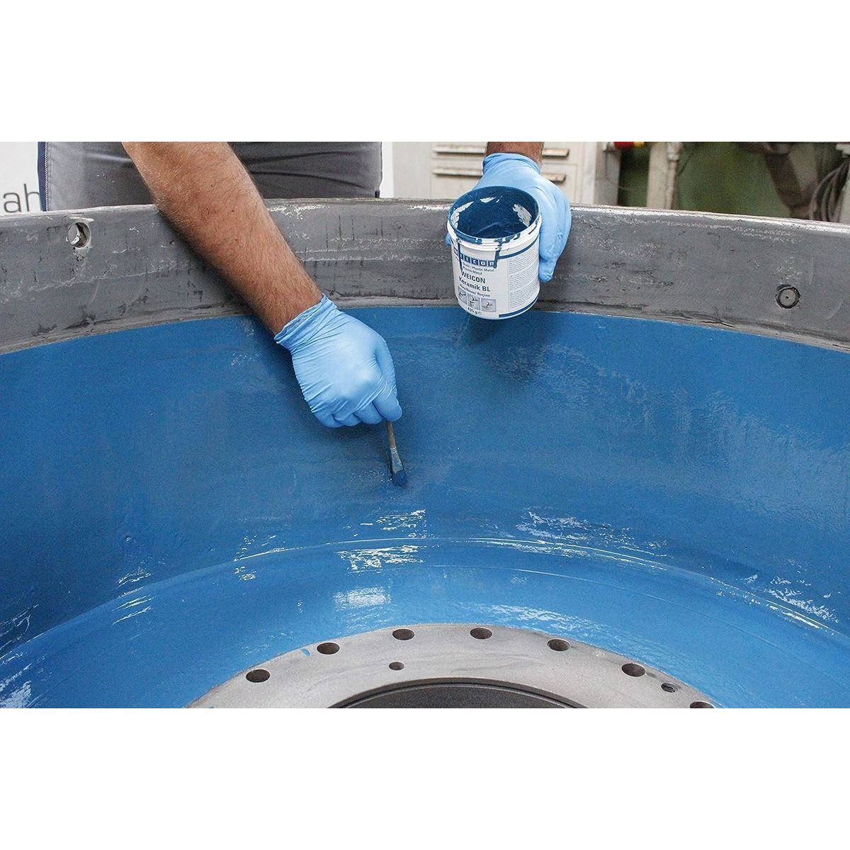 WEICON - Recubrimiento Epoxi Antidesgaste 2 Kg Ceramico Bl Certificado