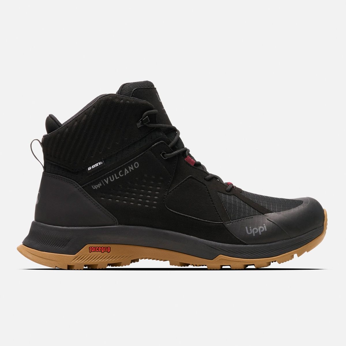 LIPPI - Zapatilla Hombre Vulcano Onyx Mid B-dry Negro Lippi