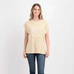 O'NEILL - POLERA MANGA CORTA ORIGINAL SURF BEIGE