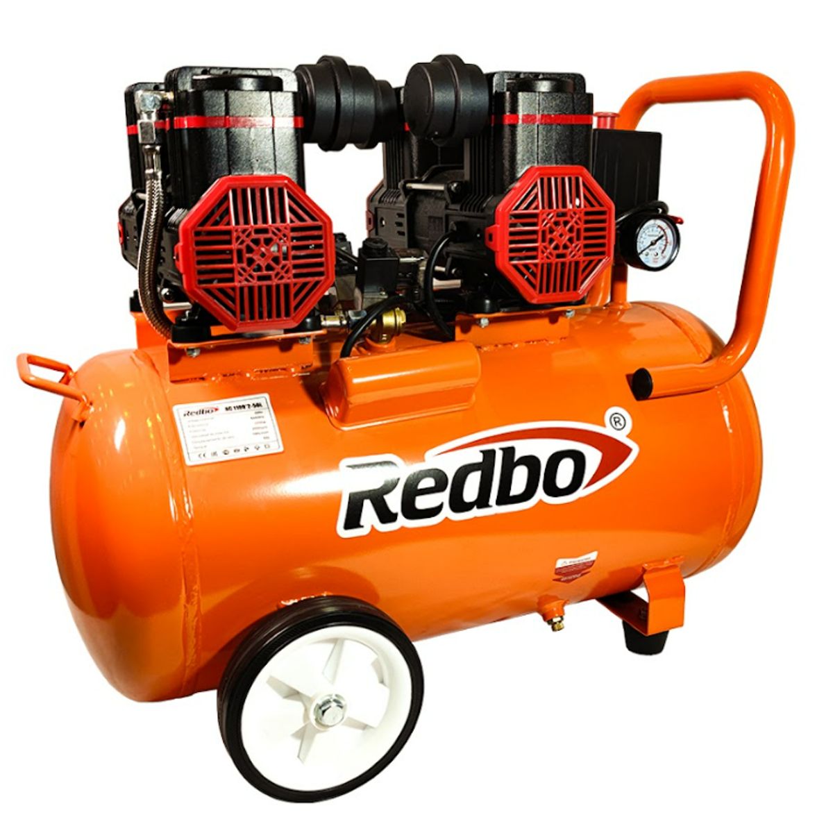 REDBO - Compresor de aire silencioso libre de aceite AC 11002-50L