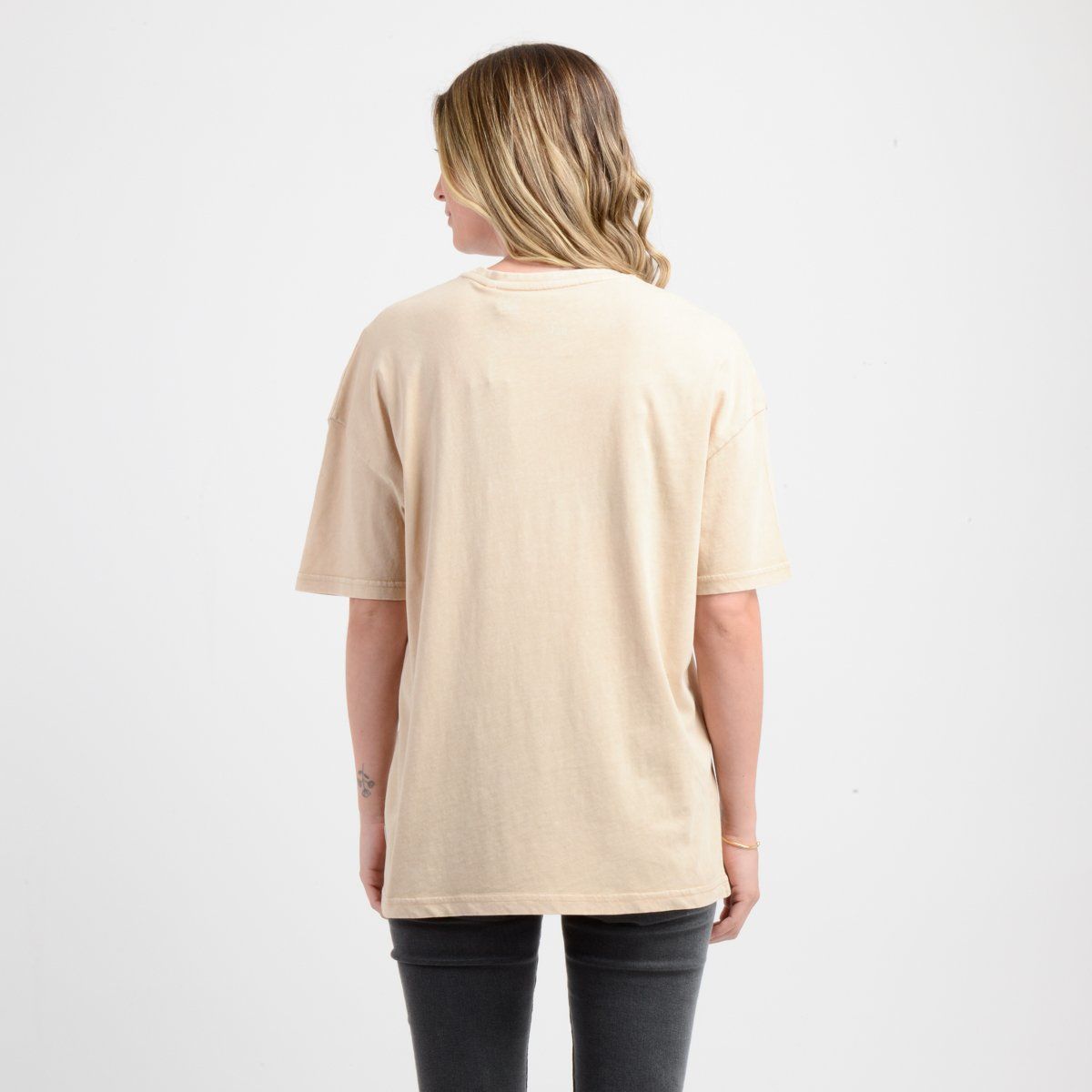 O'NEILL - POLERA MANGA CORTA FLOWER  VINEZ BEIGE