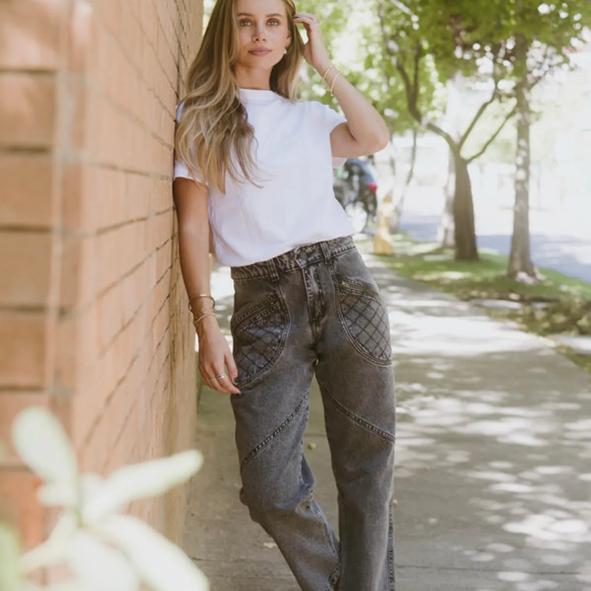 RUPHA - Pantalon Manuela negro Rupha