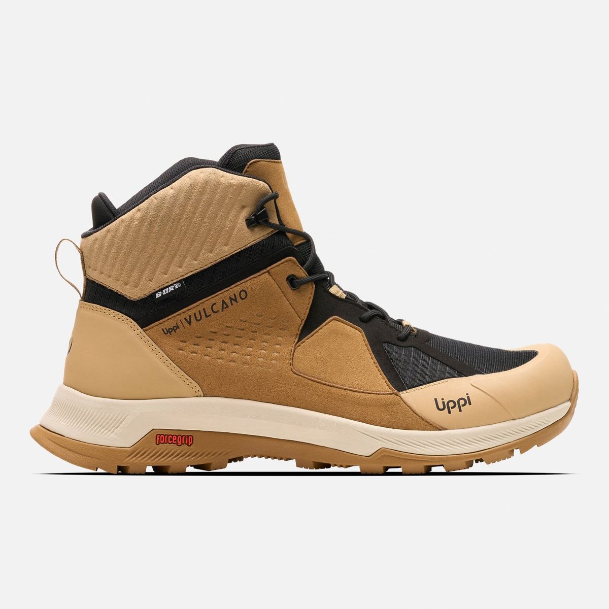 LIPPI - Zapatilla Hombre Vulcano Onyx Mid B-dry Café Lippi