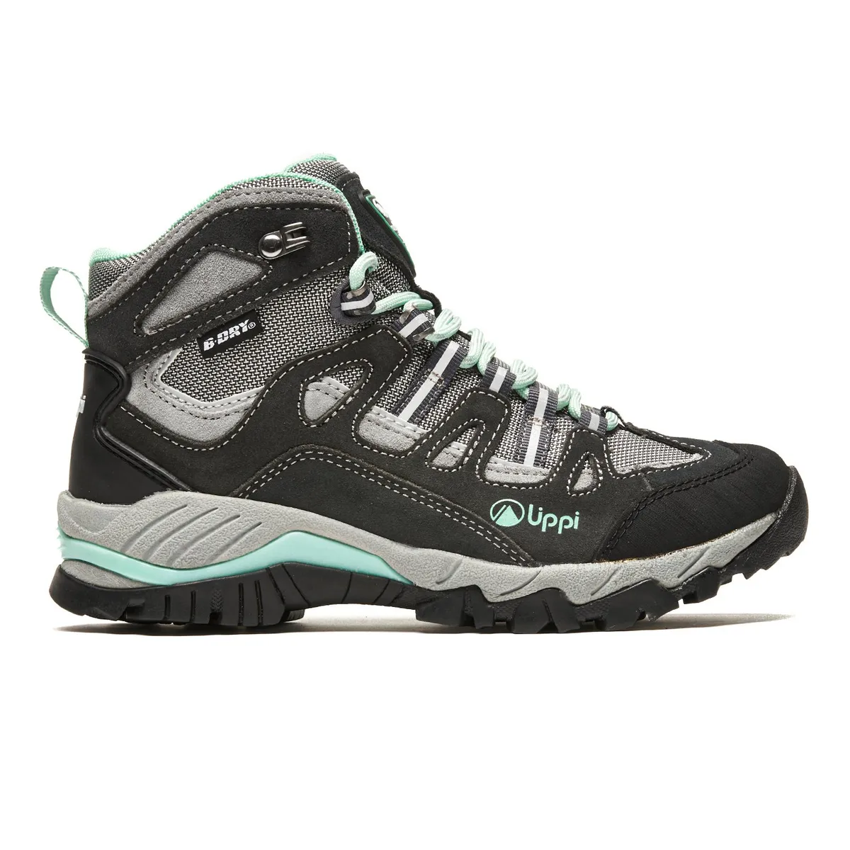 LIPPI - Botín Mujer Puelo Cs Hi Gris / Verde Agua Lippi