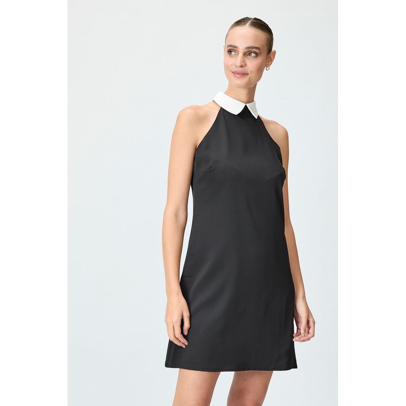 IO - Vestido Corto Negro Mujer Io