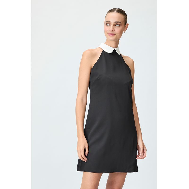 IO - Vestido Corto Negro Mujer Io