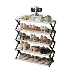 EVERSO - Zapatero Organizador Plegable 5 Niveles De Bambú 16 Pares