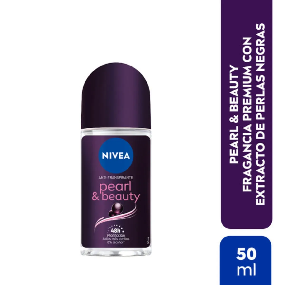 NIVEA - NIVEA Desodorante Roll On  Pearl & Beauty Black 50ml
