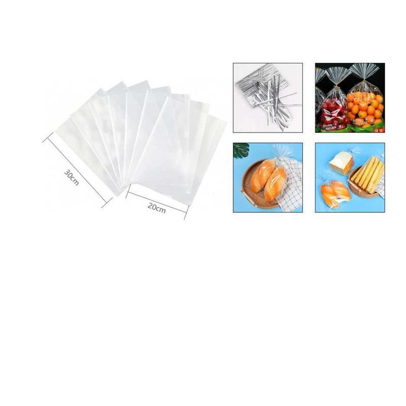 GENERICO - Pack 12 Bolsa de dulces transparente 12pcs