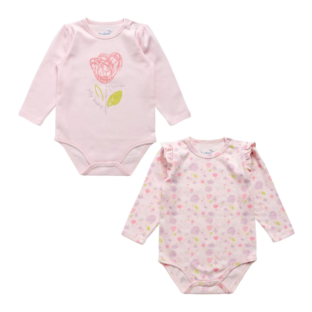 EXCEPTION - Pack 2 Body Bebé Niña