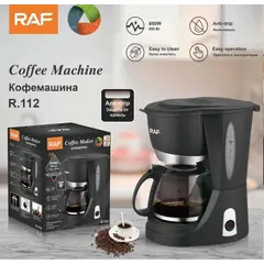 RAF - Cafetera envase vidrio templado apagado automatico