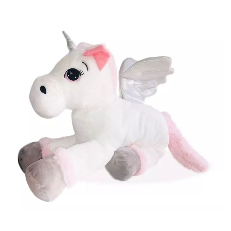 TODODESCUENTO - Peluche Pony Unicornio Caballo Regalo Niña- BLANCO