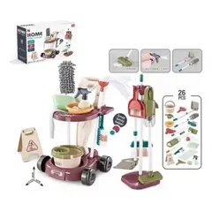 GENERICO - Juguete De Limpieza Para Niños Set De Aseo Didactico 26 Pcs