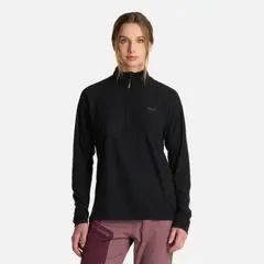 LIPPI - Polerón Mujer Jacaranda Nano-F 14 Zip Negro