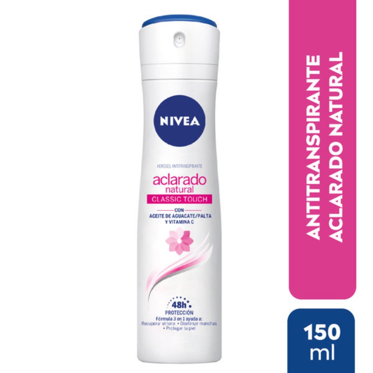 NIVEA - NIVEA  DESODORANTE SPRAY ACLARADO NATURAL 150ML